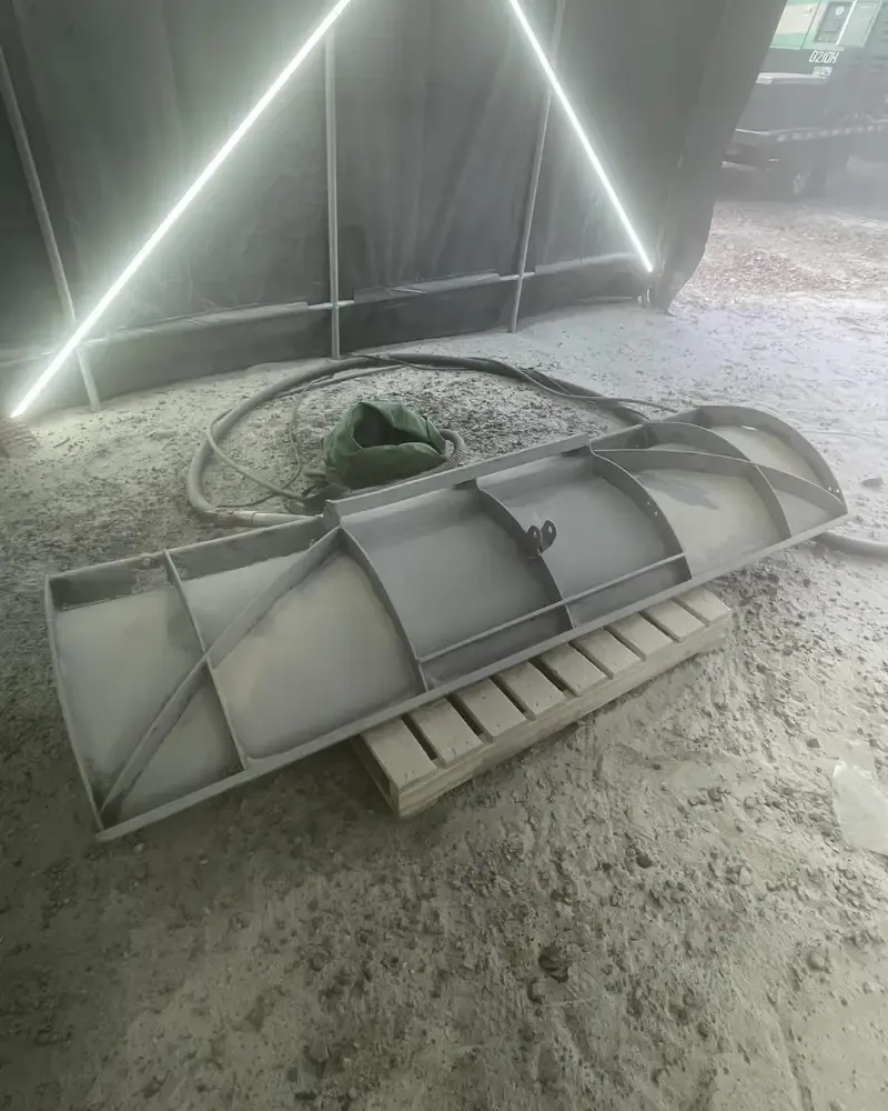 Snowplow Blade Stripped and Primed