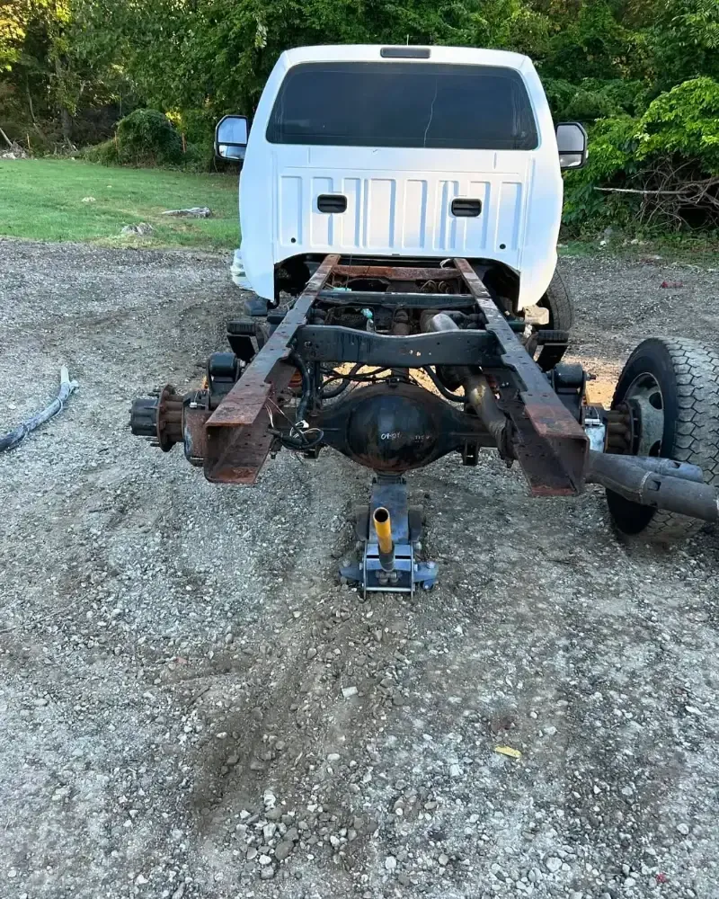 Pickup Frame before blasting