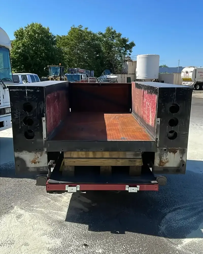 Utility Body before blasting